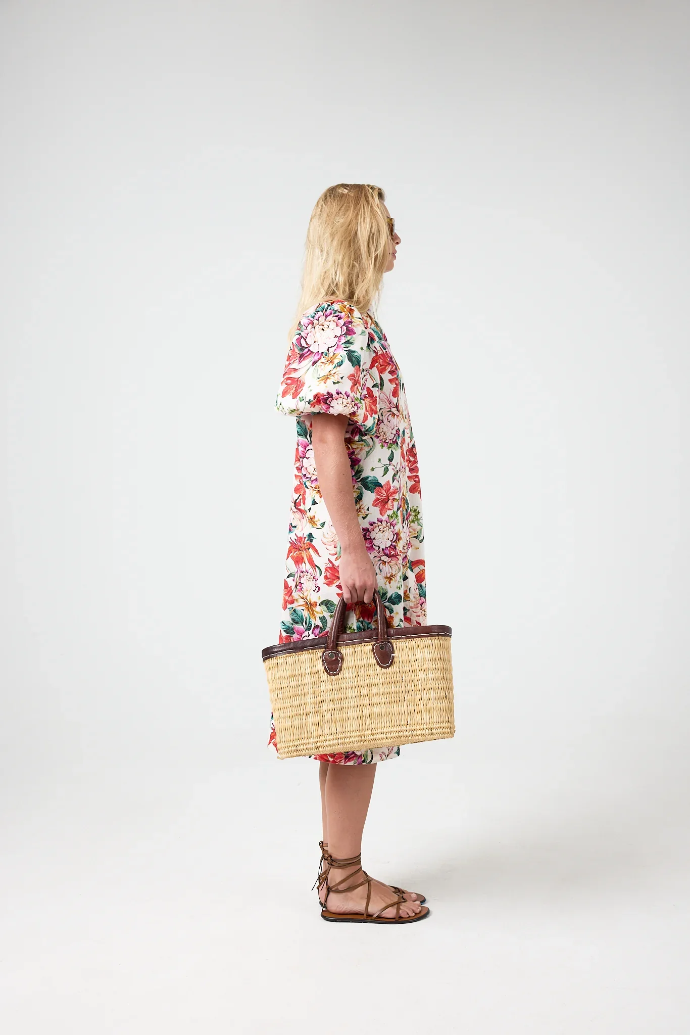 Angel Linen Dress - Full Bloom - Image 2