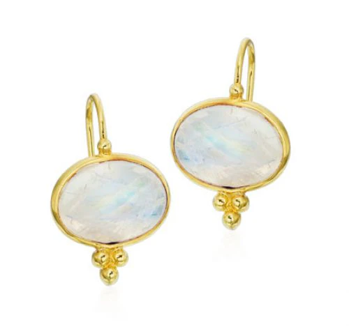 Rainbow Moonstone Capri Earrings - Image 2
