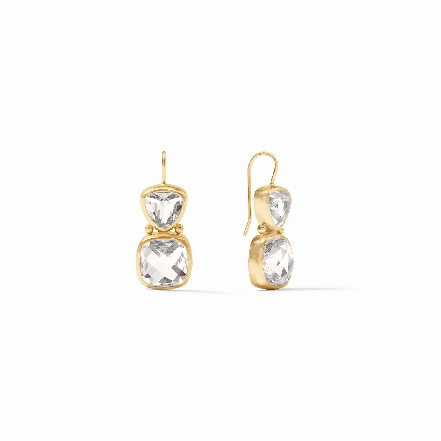 Aquitaine Earrings - Clear Crystal