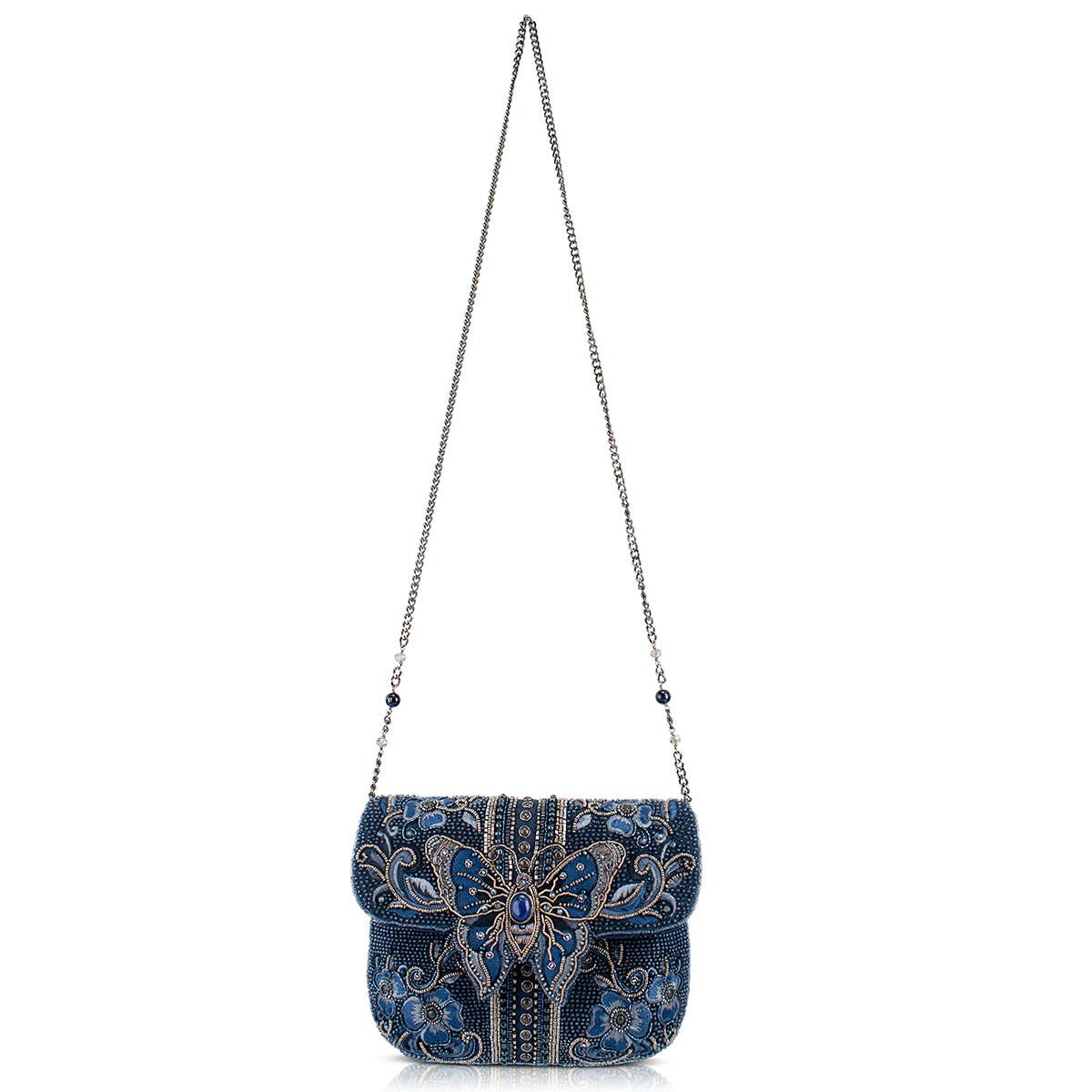 Blue Alchemy Butterfly and Floral Handbag - Image 5