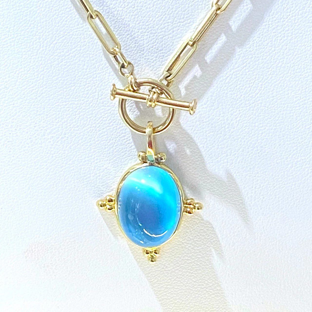 Blue Topaz Capri Pendant - Image 2
