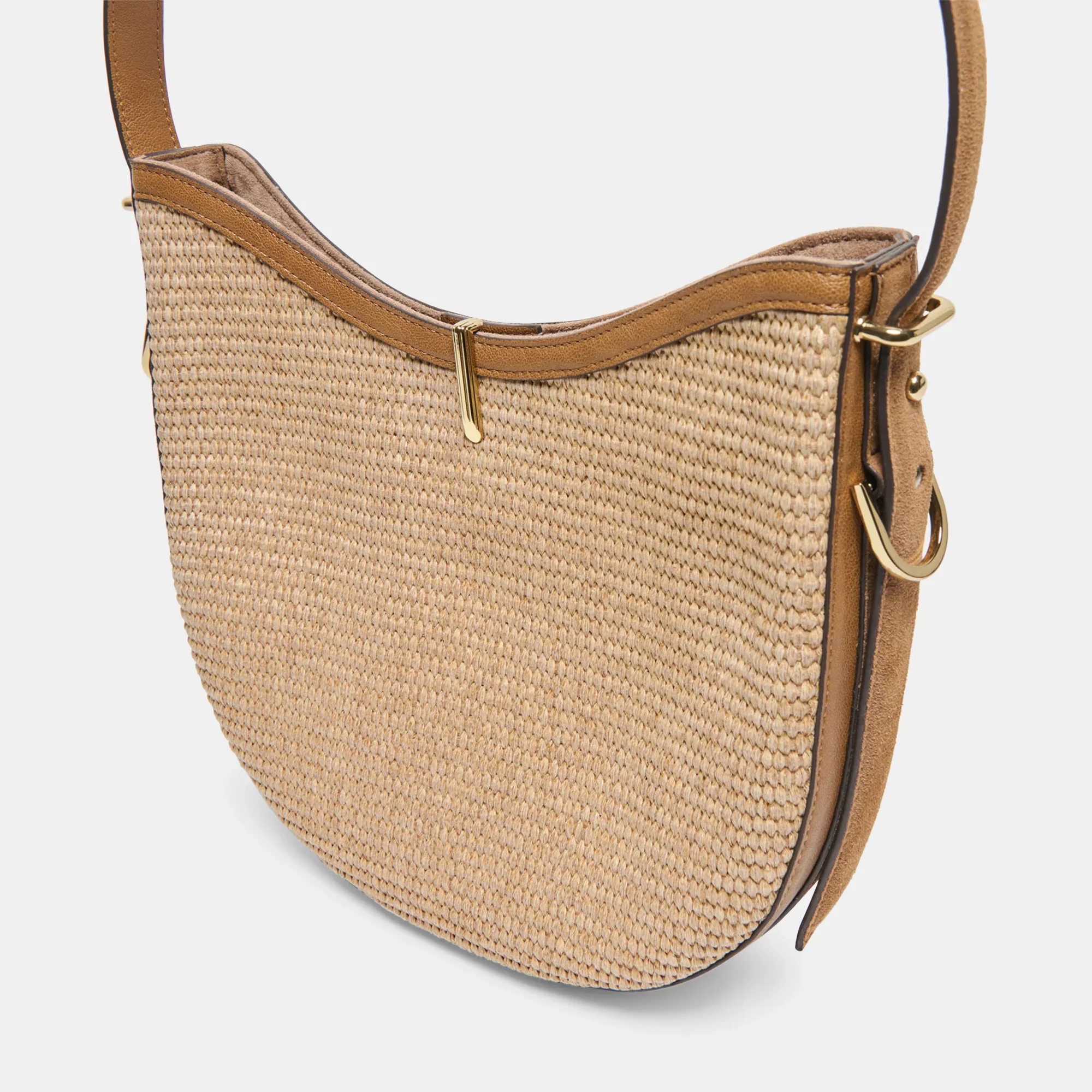 Bree Shoulder bag - Tan/Raffia - Image 3