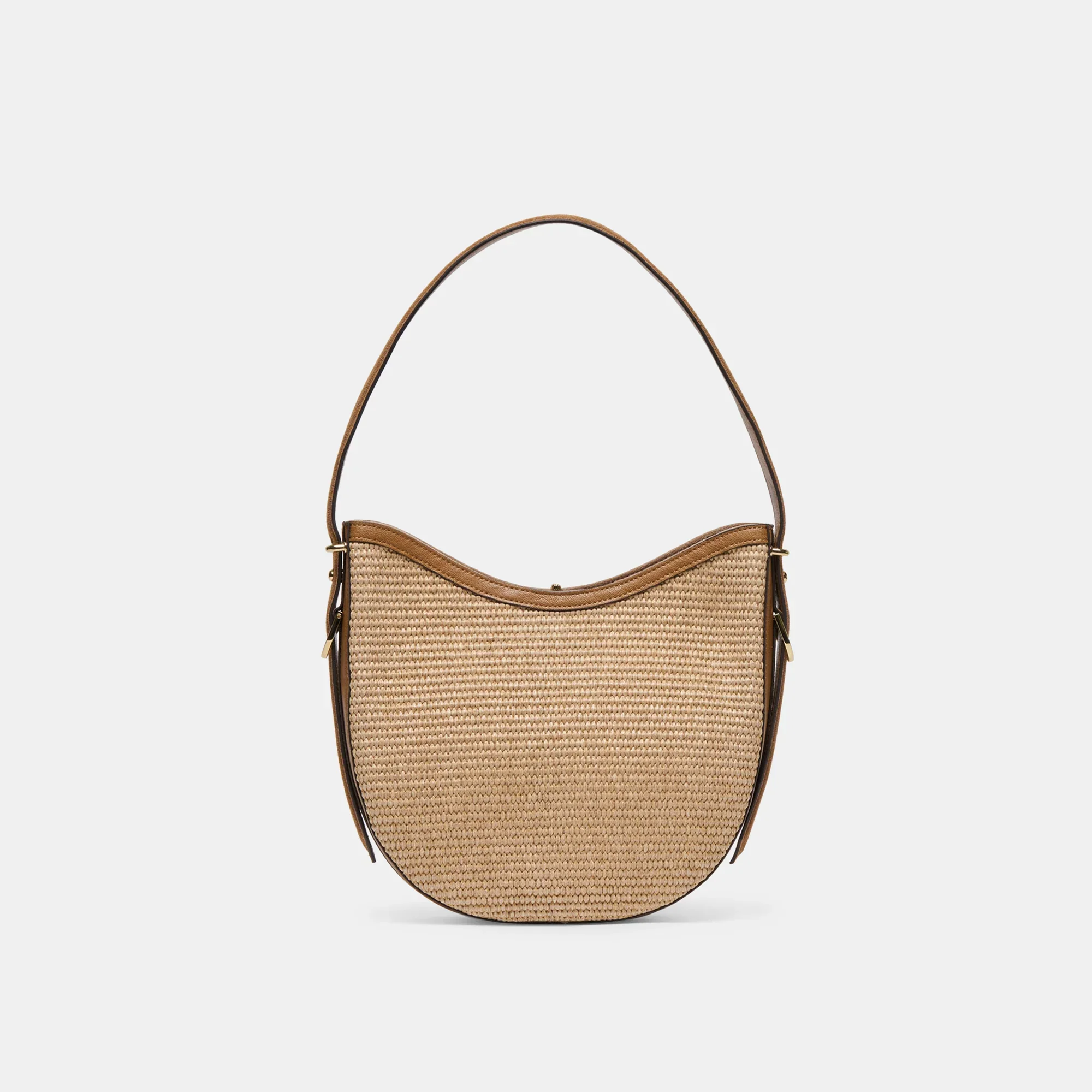 Bree Shoulder bag - Tan/Raffia - Image 4