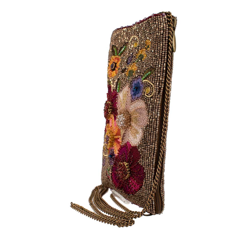 Budding Romance beaded floral Crossbody Phone Bag - Image 4