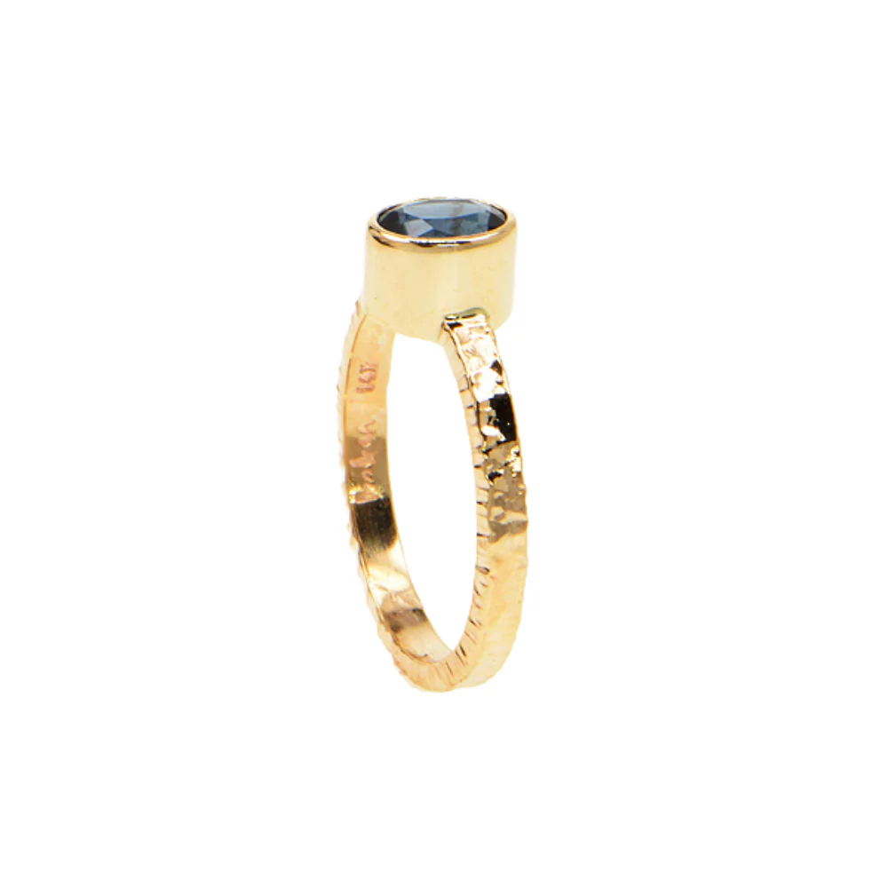 Ceylon Sapphire Faceted Ring - Image 3