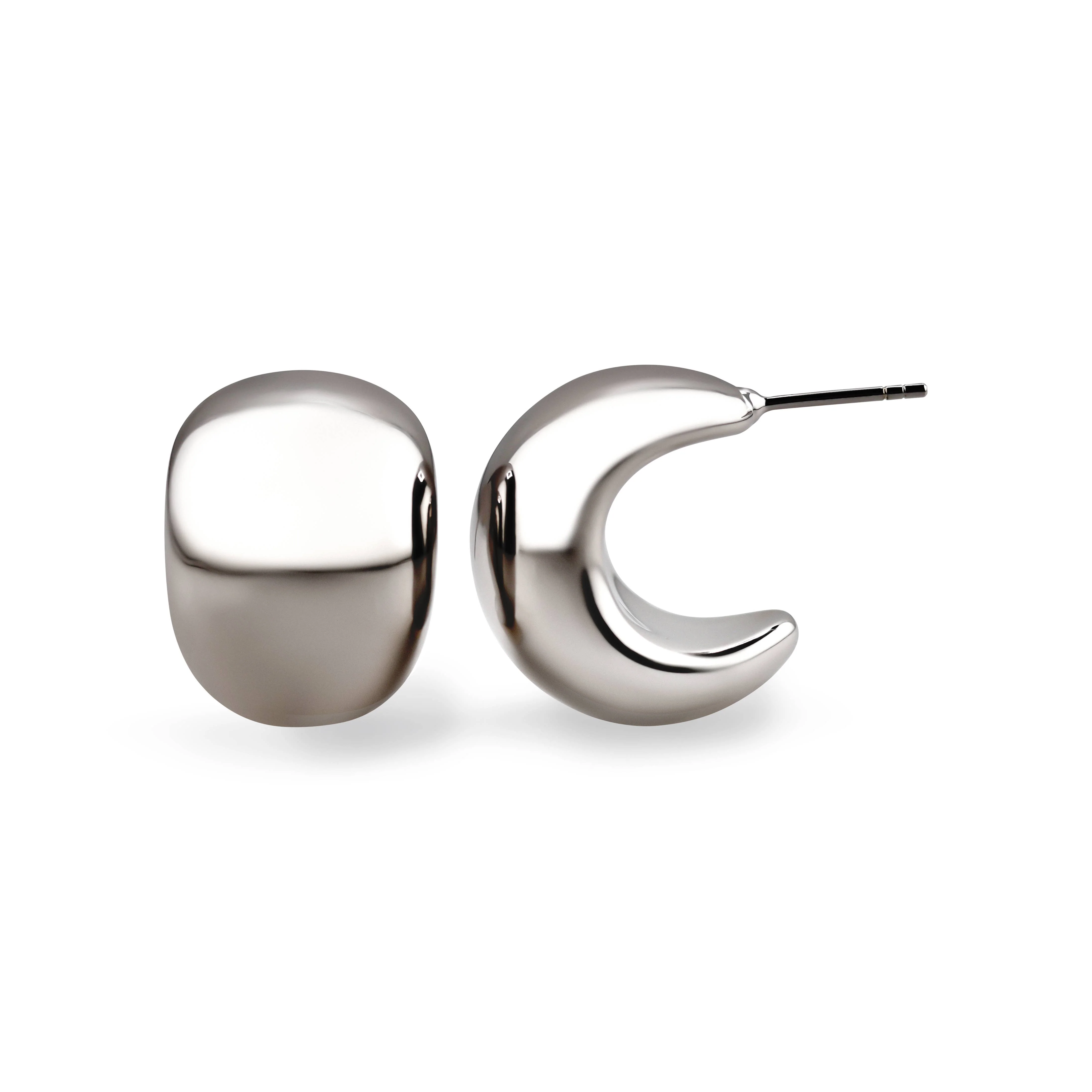 Chubby Glam Sterling Hoops