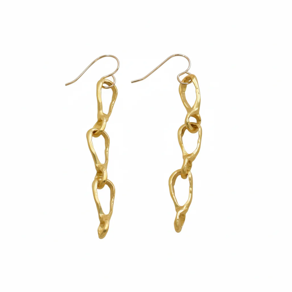 Chutes and Ladders Chain Link Earrings
