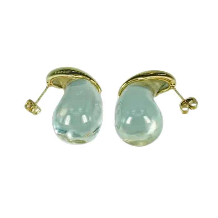 Clear Aura Drop Earrings