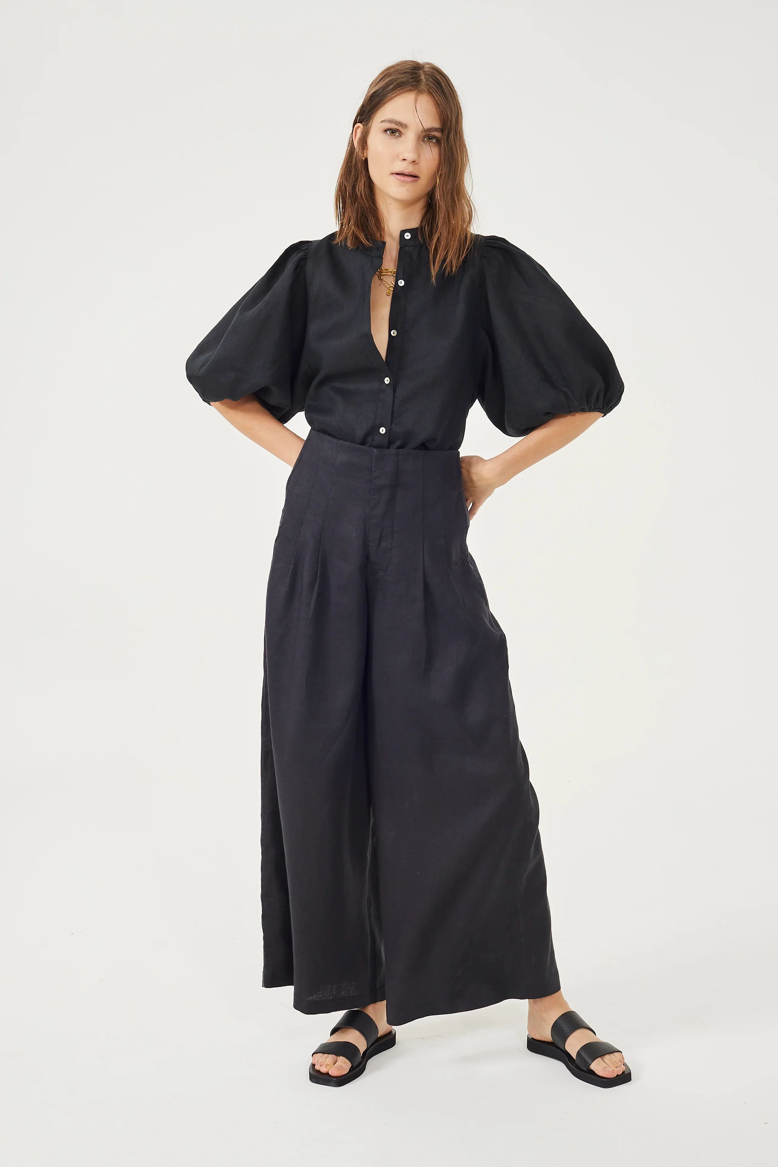 Culotte Pants - Black