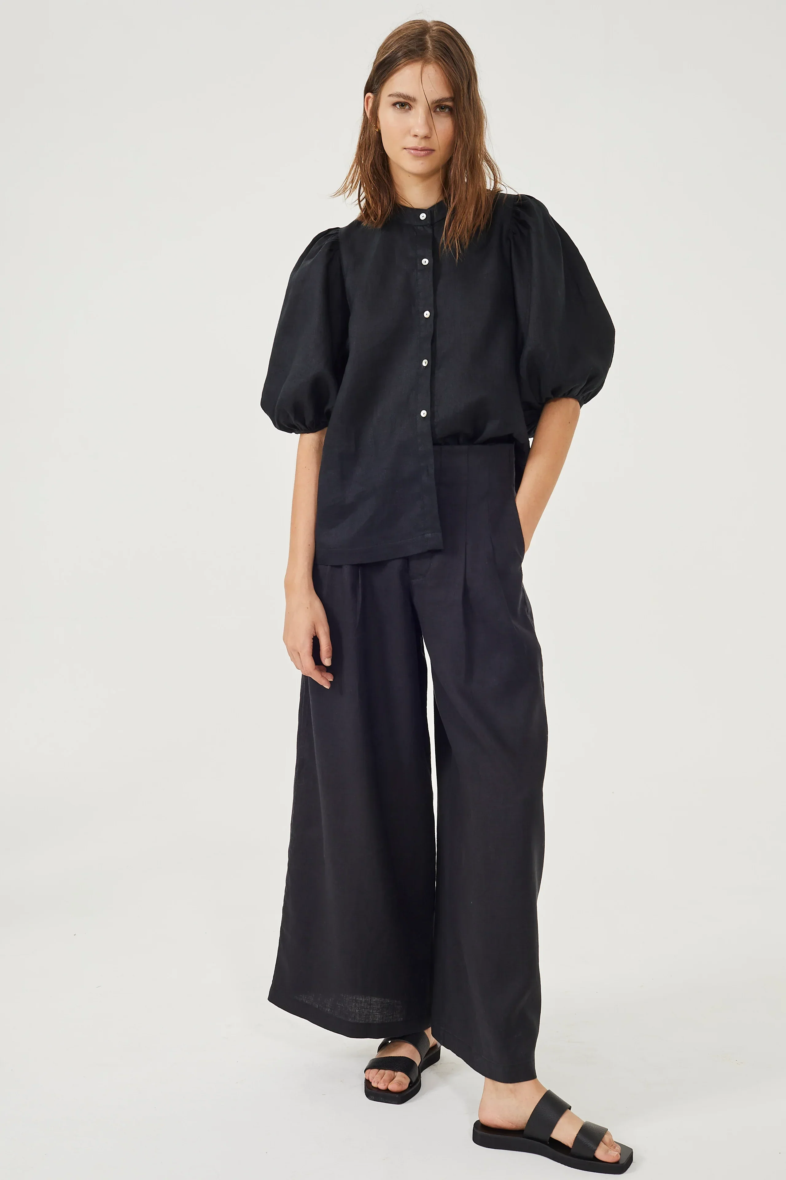 Culotte Pants - Black - Image 2
