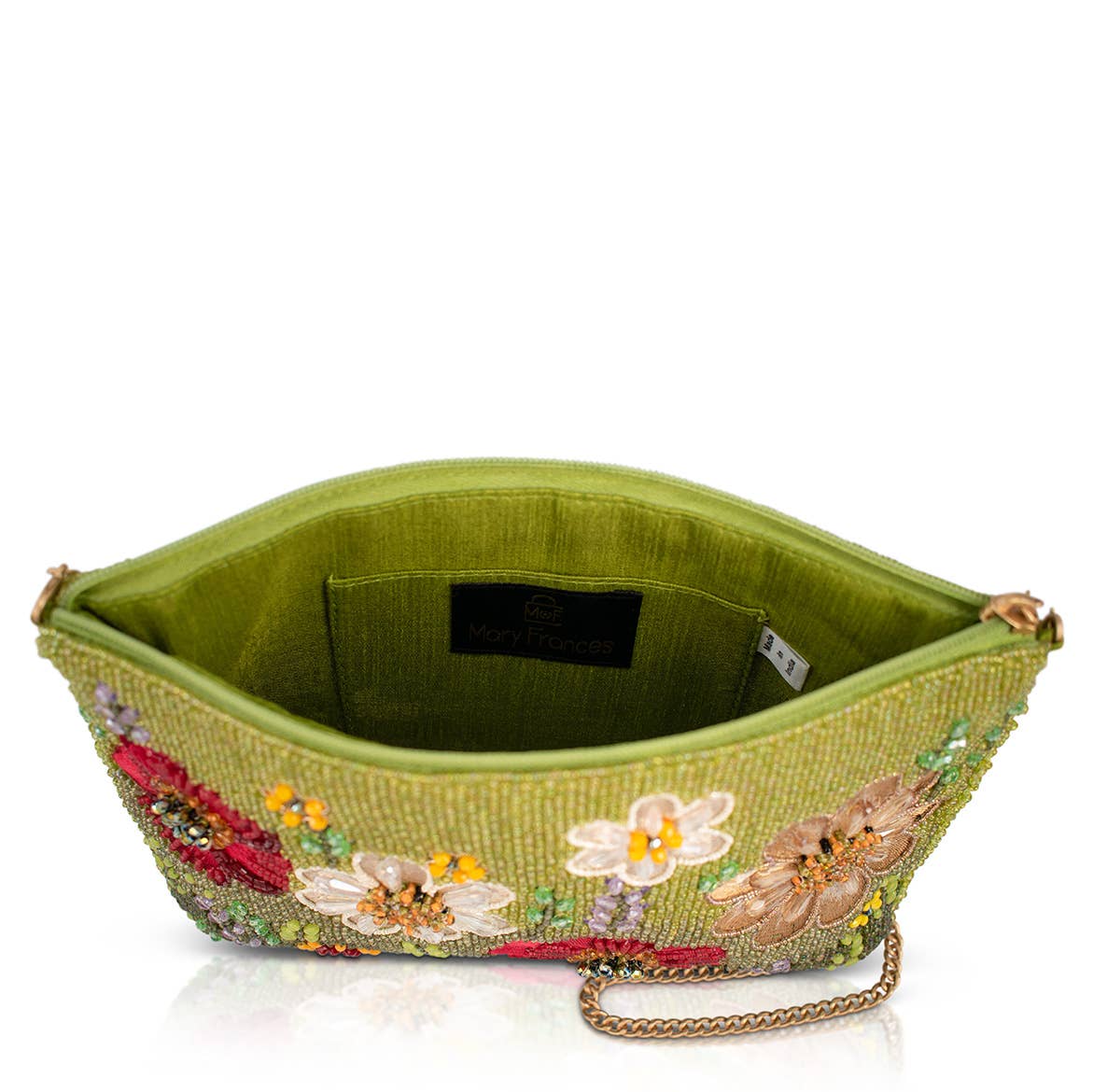 Day In The Park Floral Beaded Crossbody Handbag - Image 4