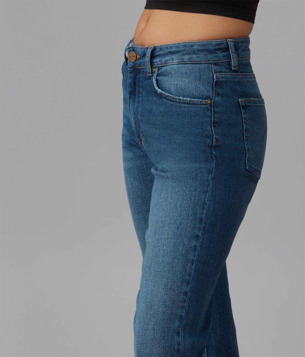 DENVER - High Rise Straight Jeans - Image 2