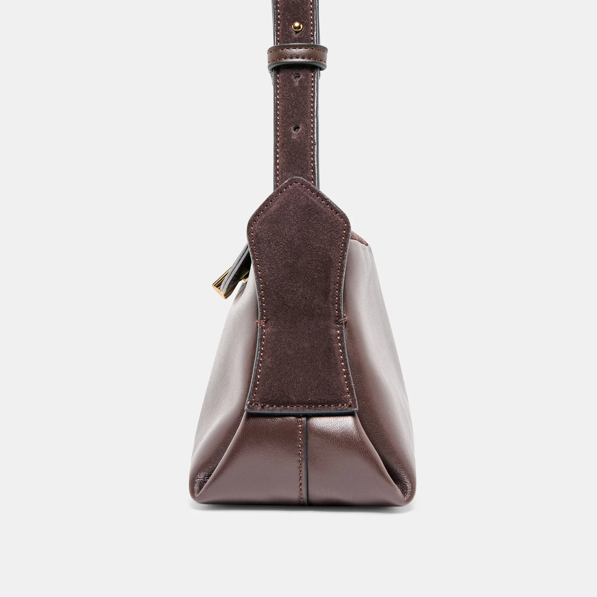 Devyn Shoulder Bag Espresso Leather - Image 4