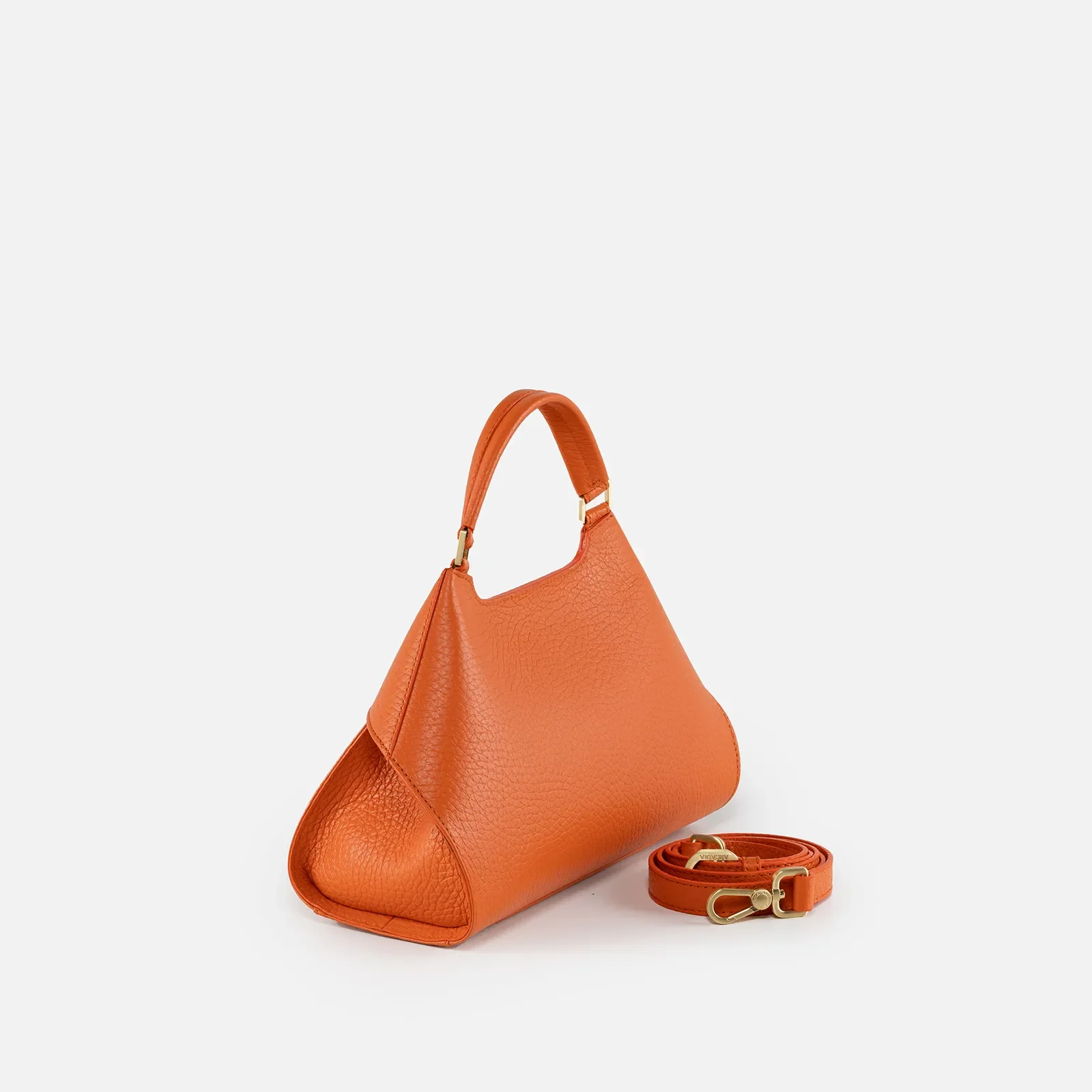 Emma Medium Satchel - Orange - Image 3