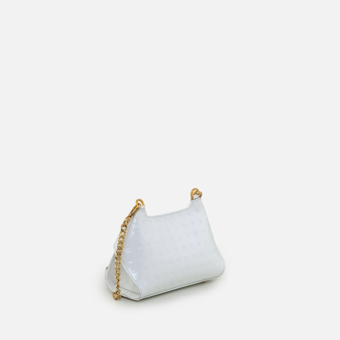 Emma Small Crossbody - White Logo Patent - Image 2