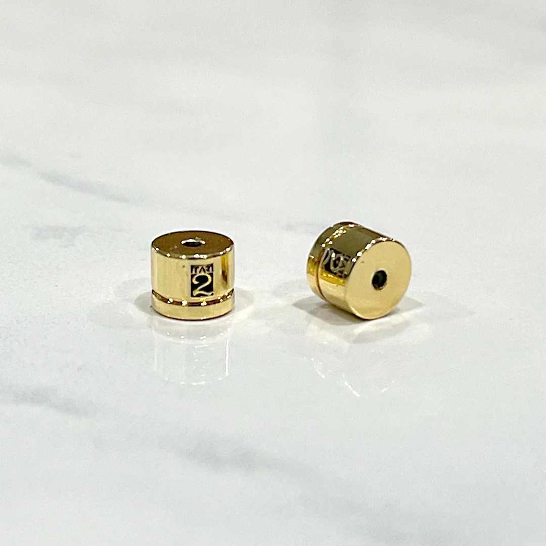 Gold Mini Cosa Hoops - Image 3