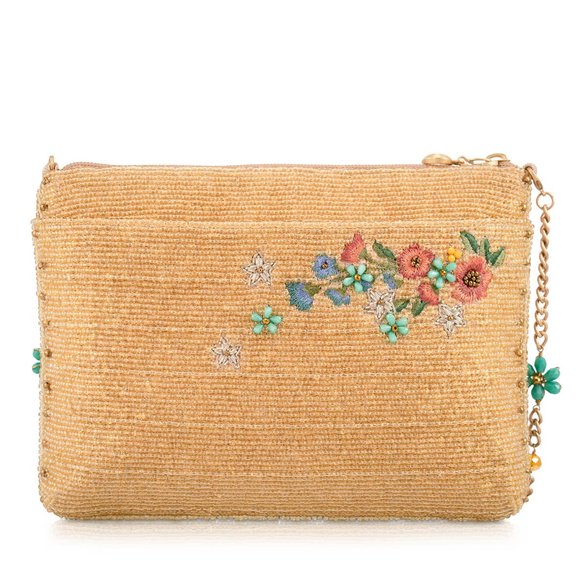 Iron Luck Beaded Horseshoe and Floral Crossbody Bag - Image 4