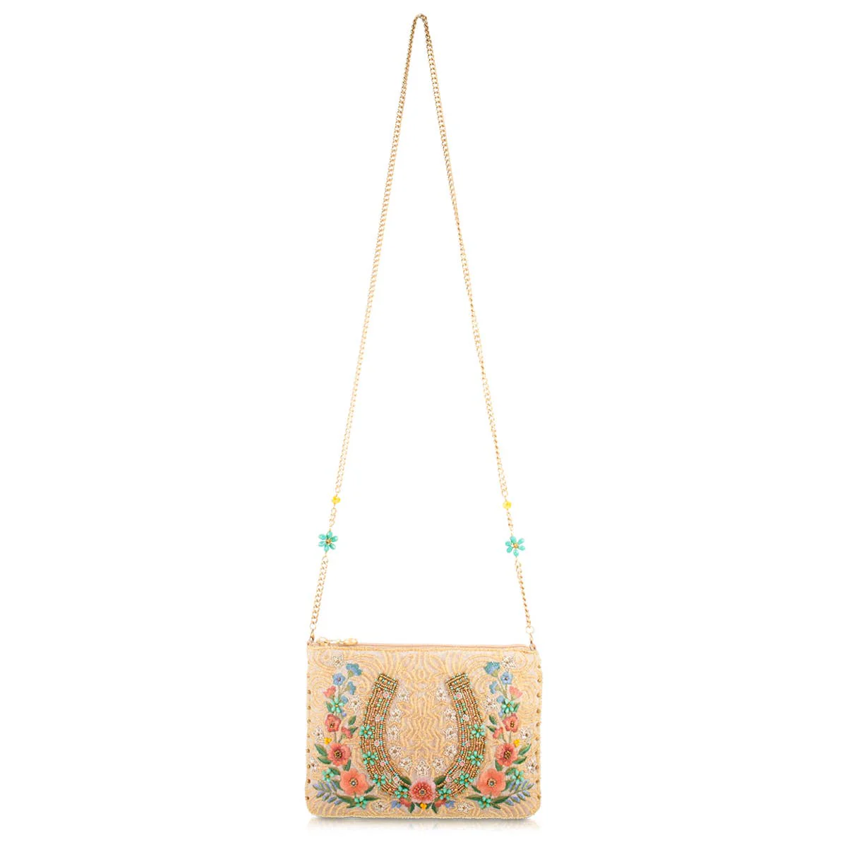 Iron Luck Beaded Horseshoe and Floral Crossbody Bag - Image 5