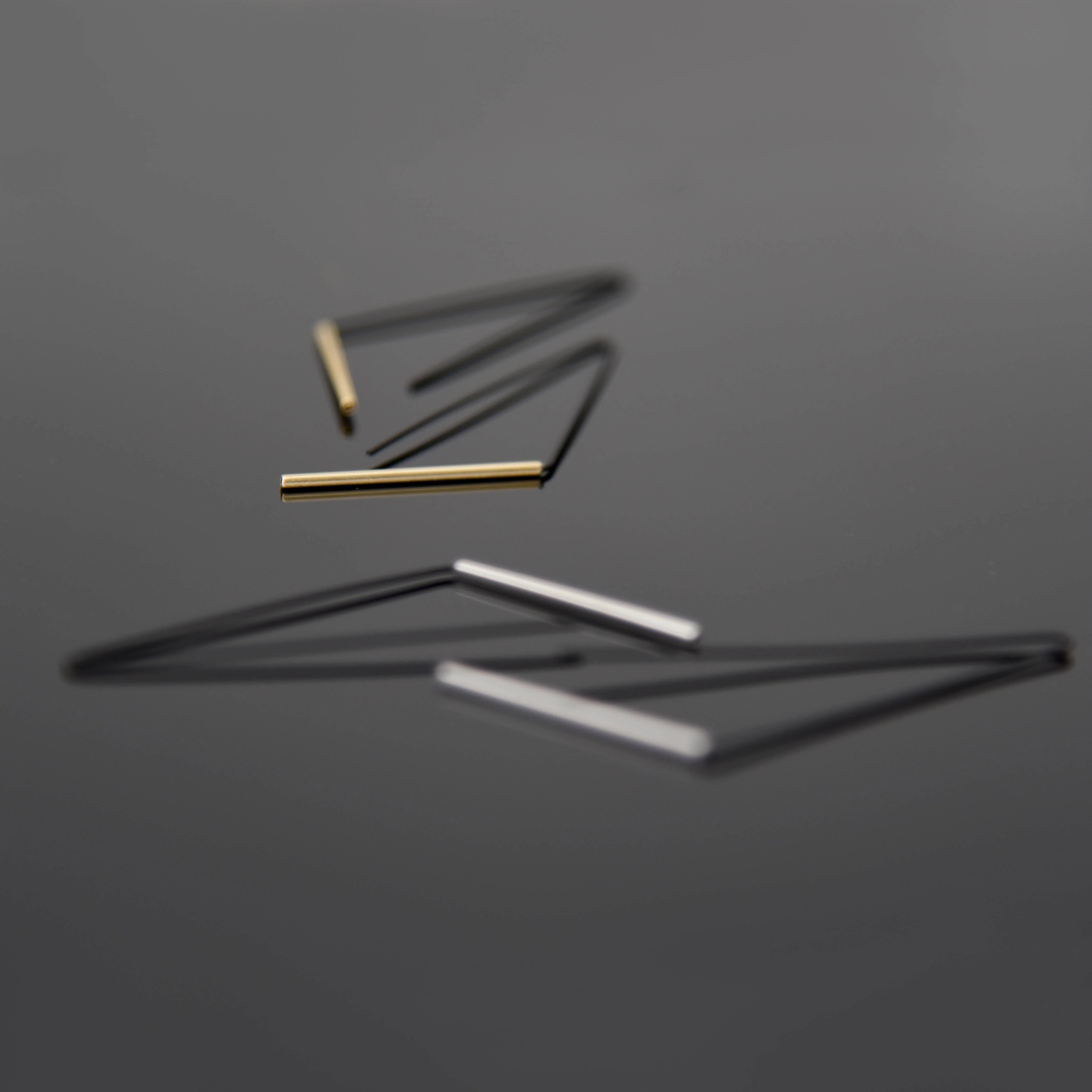 Jagged Hoop Earrings