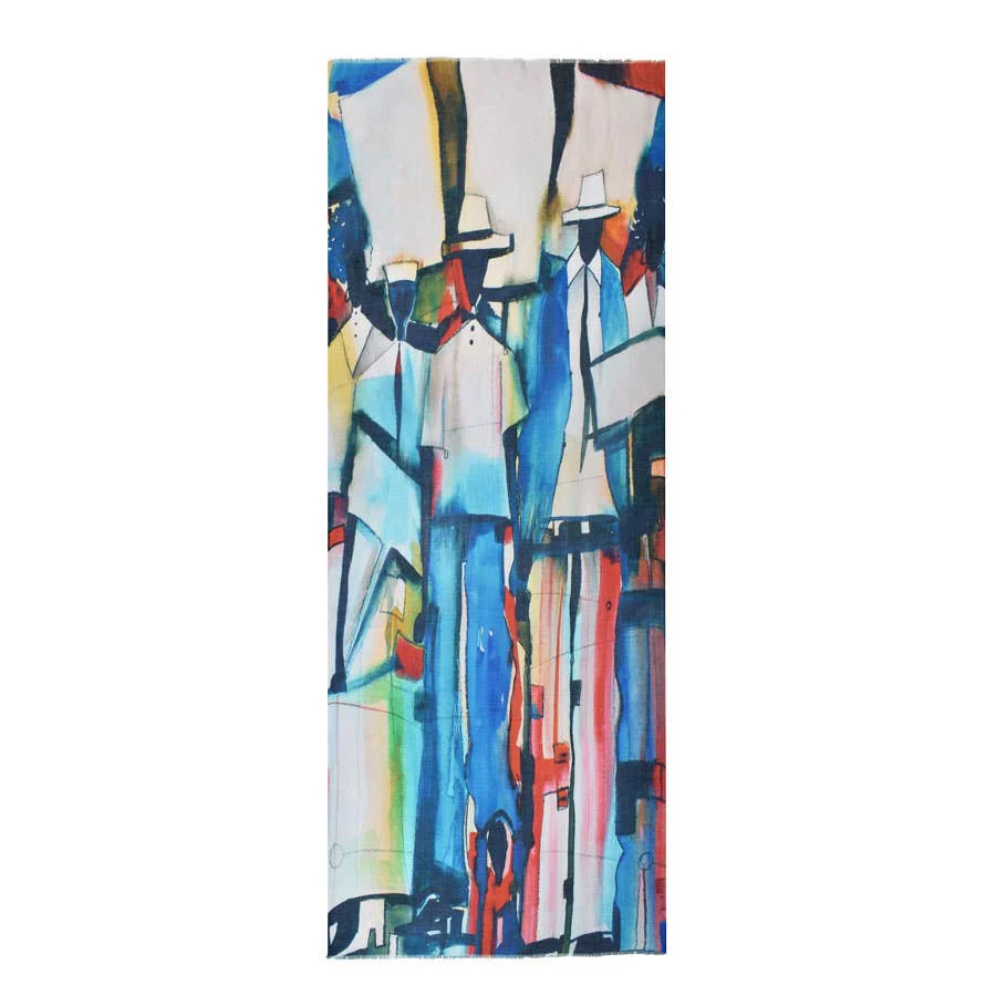 Jazzy Digital Print Modal Scarf