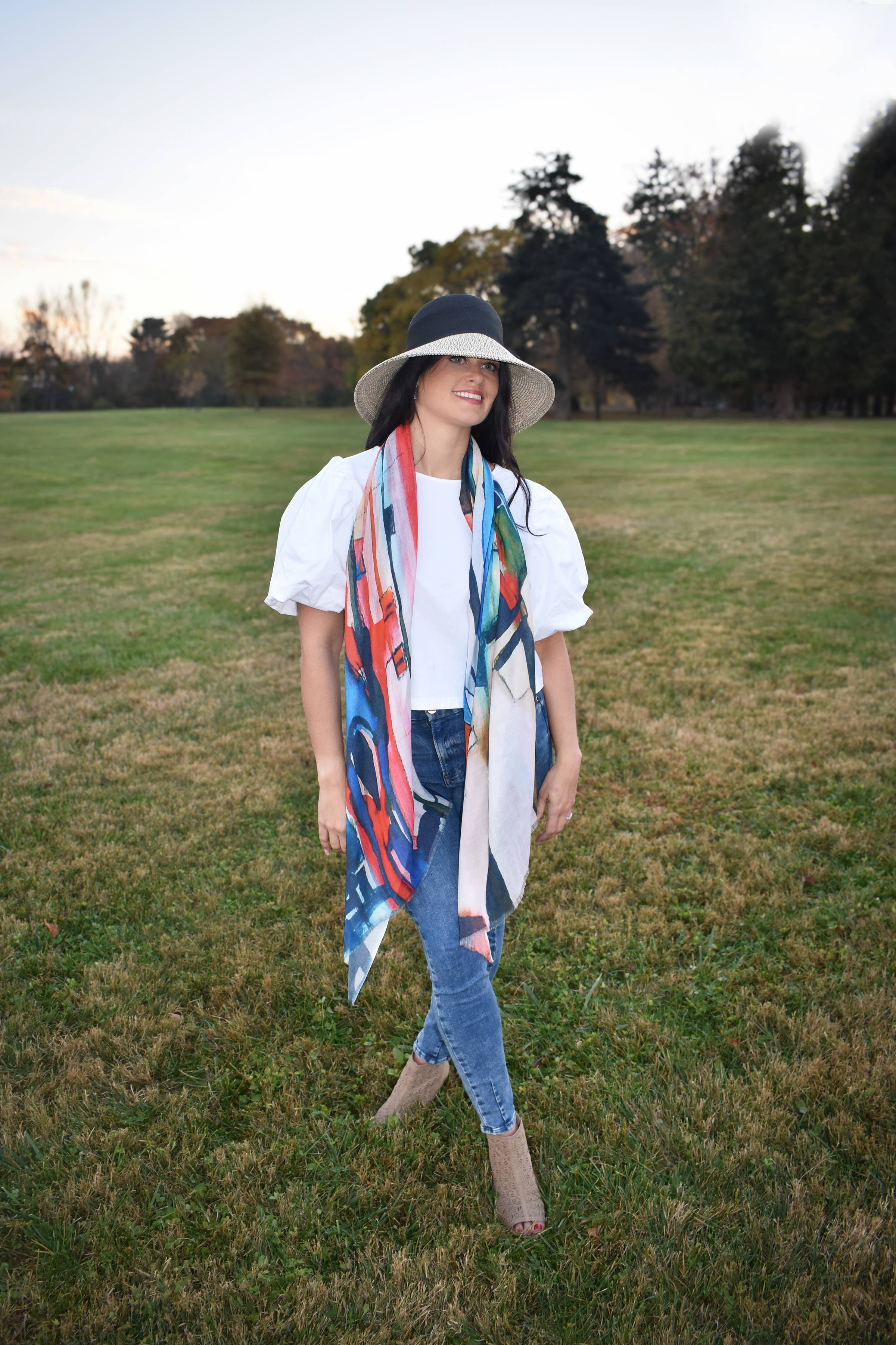 Jazzy Digital Print Modal Scarf - Image 2