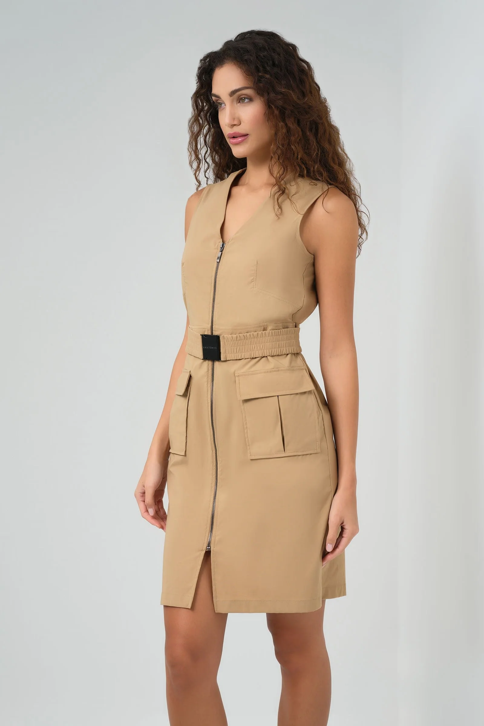 Kourt Dress - Camel - Image 3