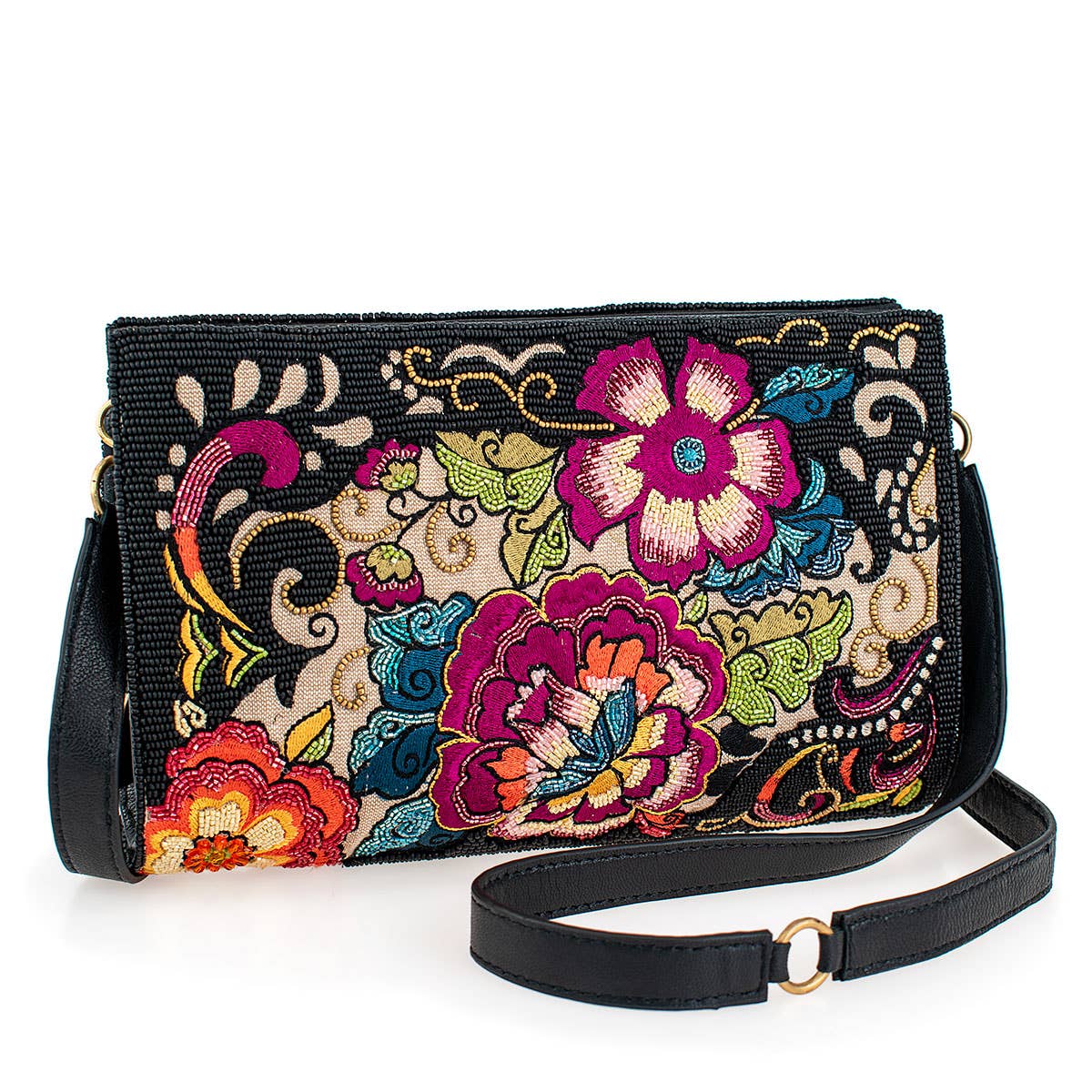 Last Tango Embroidered Floral Crossbody & Shoulder Handbag - Image 4