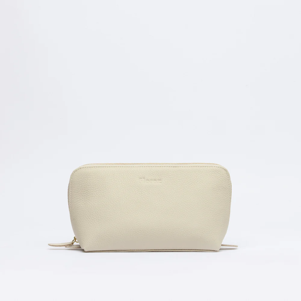 Leather Duo Pouch Set- Ivory - Image 3