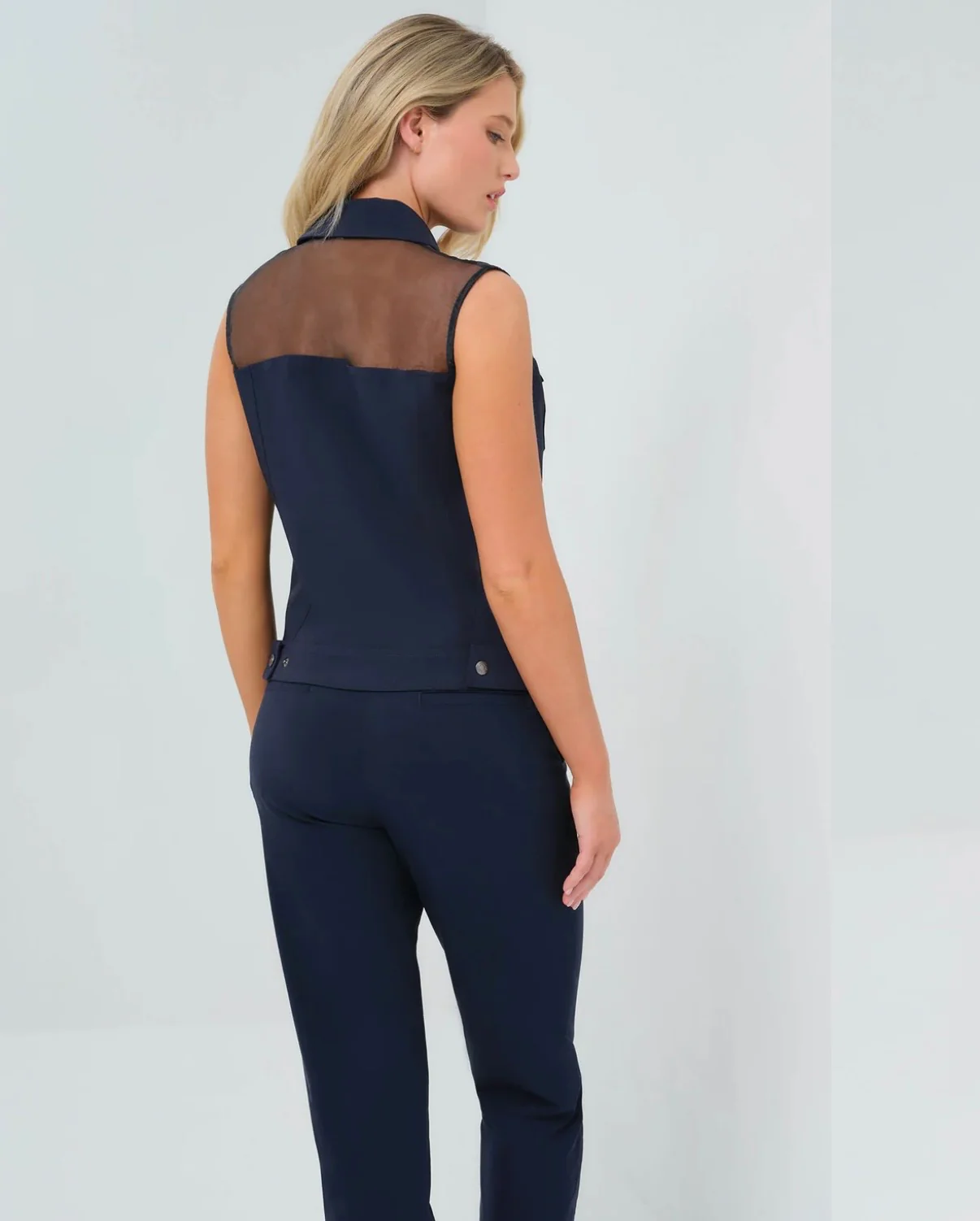 Lenox Vest - Navy - Image 3