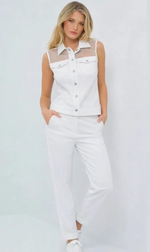 Lenox Vest - White - Image 2