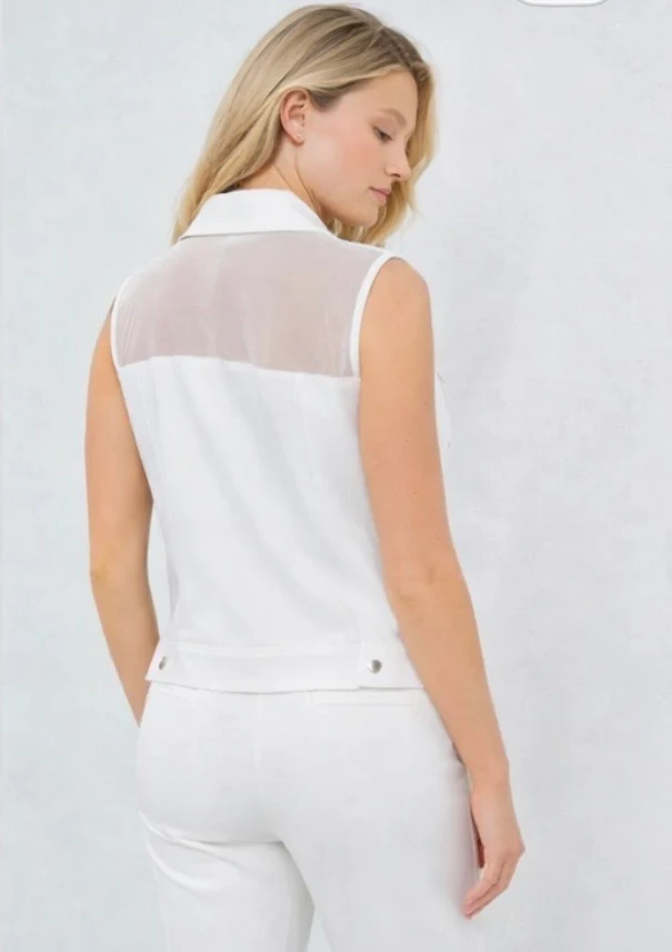 Lenox Vest - White - Image 3