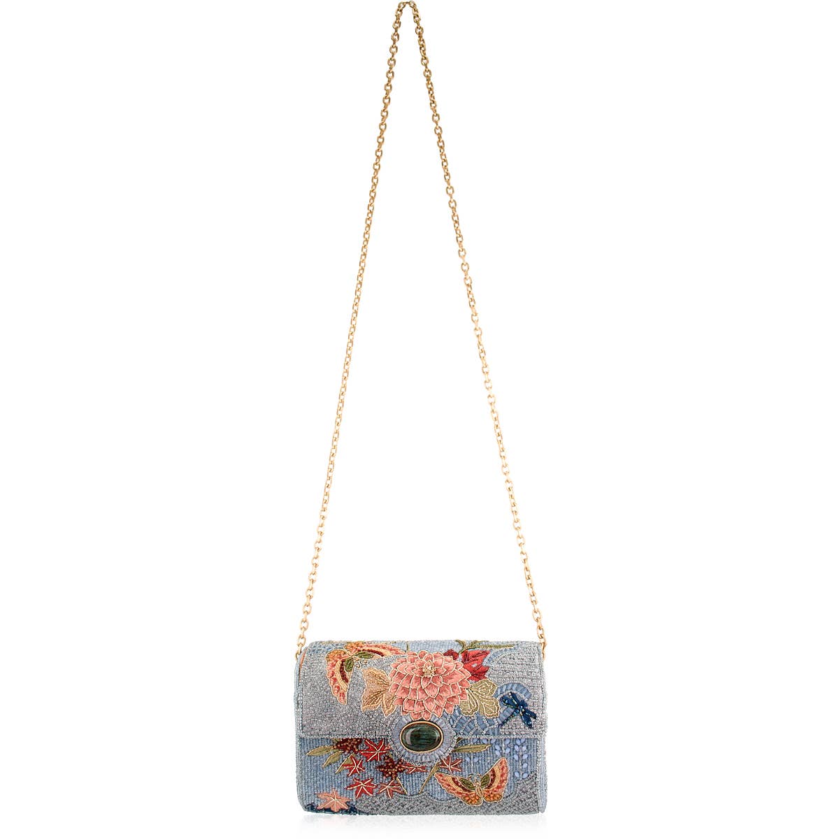 Lotus Mist Beaded Floral CrossBody Bag - Image 6