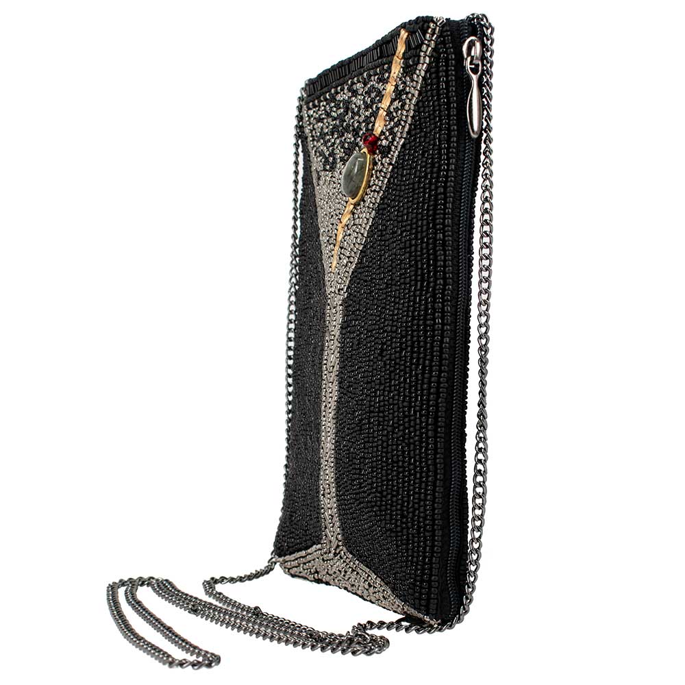 Make It Dirty Beaded Martini Glass Crossbody Phone Bag - Image 4