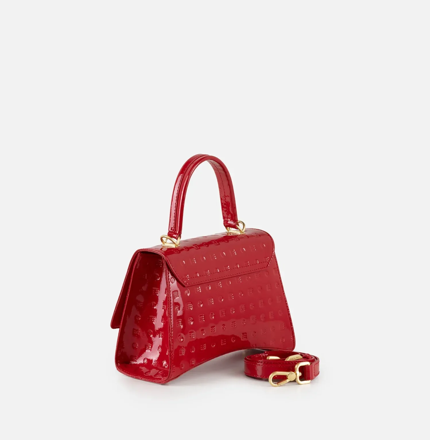 Arco Small Satchel - Red Logo Patent - Image 3