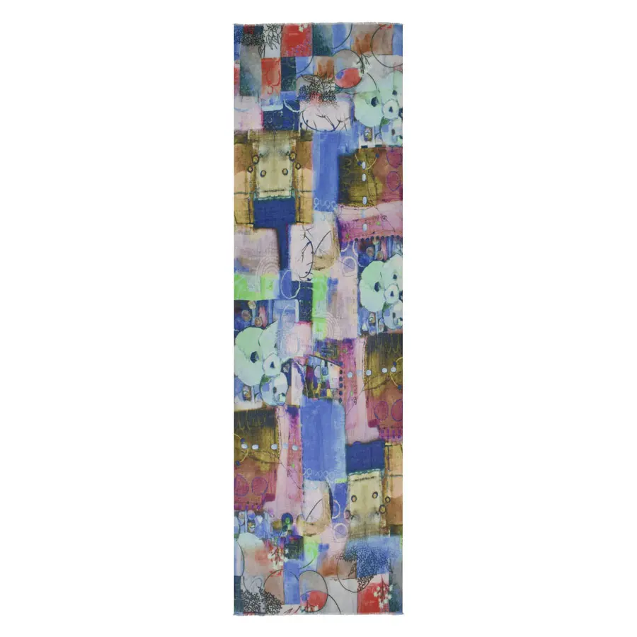 Mimzy Graphic Narrow Summer Scarf