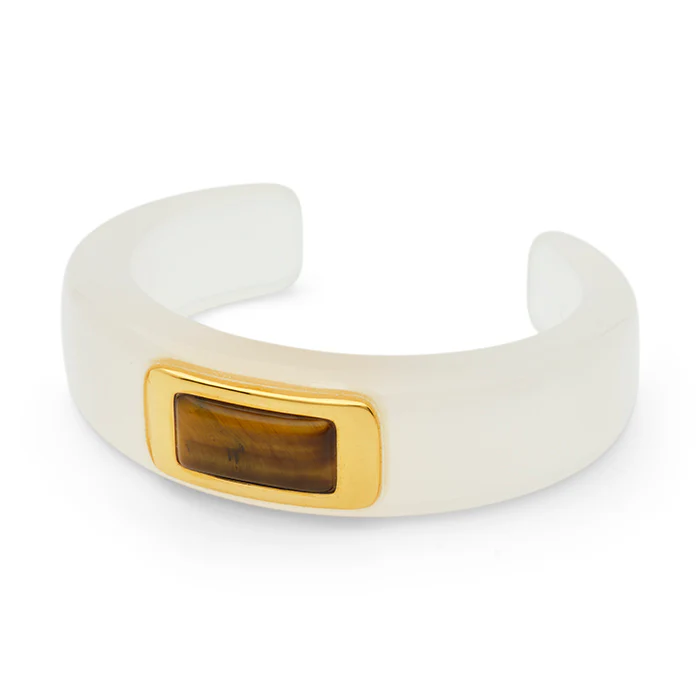 Opal and Tigers Eye Cuff