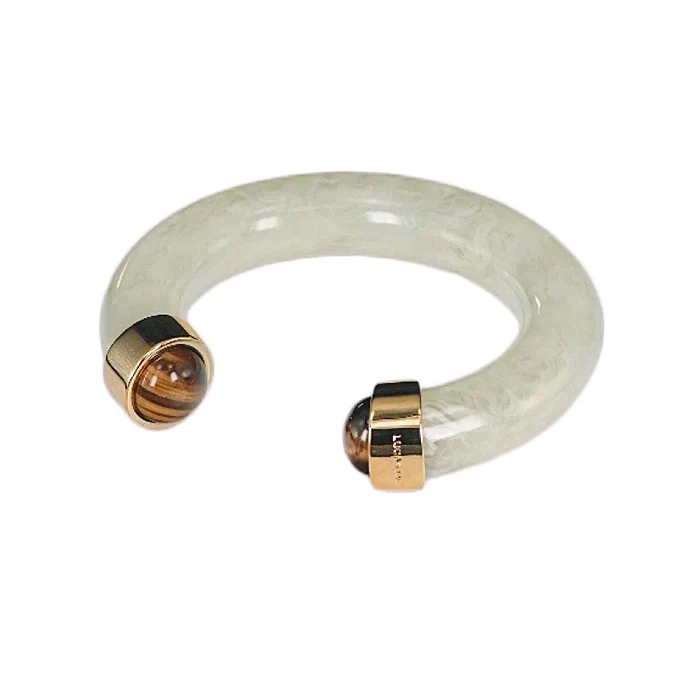 Opal Resin with Tigers Eye Cuff