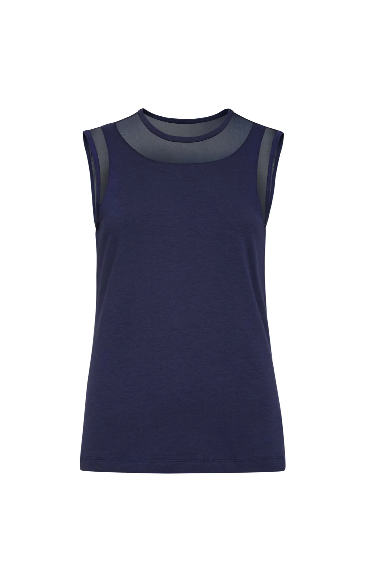 Flo Pima Cotton Tank - Navy