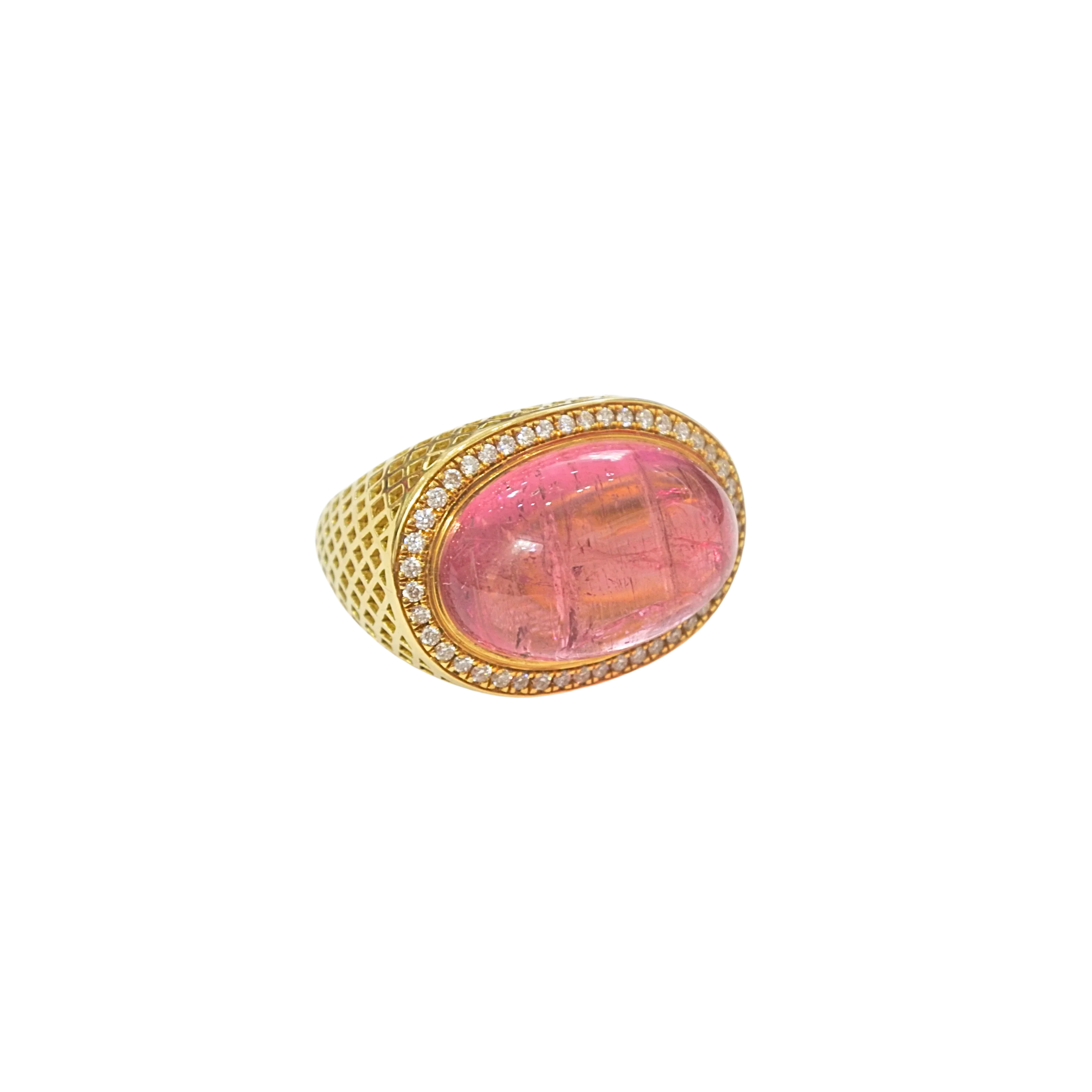 Pink Tourmaline Dress Ring - Image 3