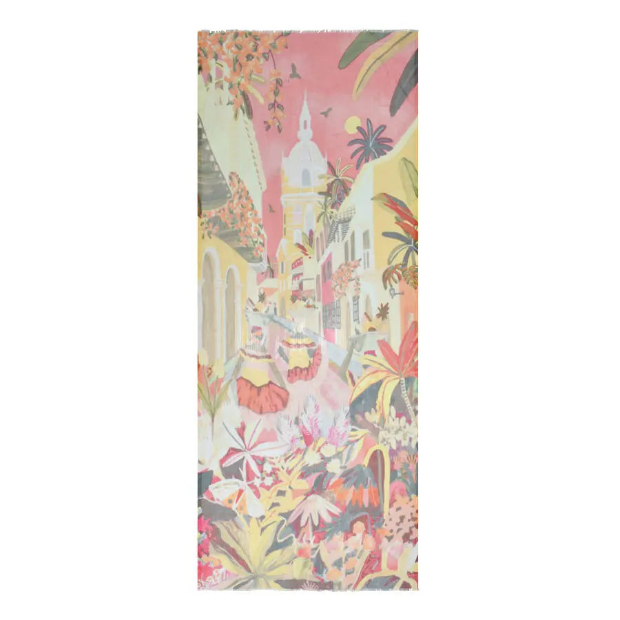 Playa Del Carmen Tropical Scarf