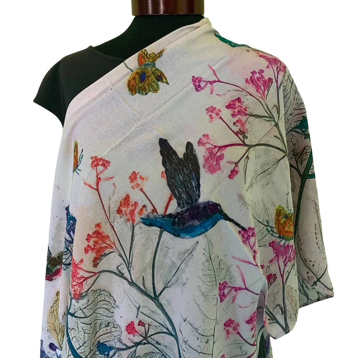 Pollination Garden Cotton Scarf - Image 3