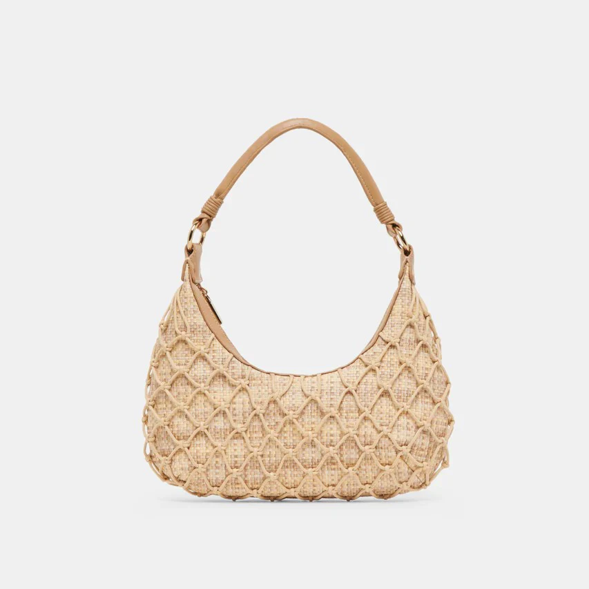 Positano Shoulder Bag - Natural Raffia
