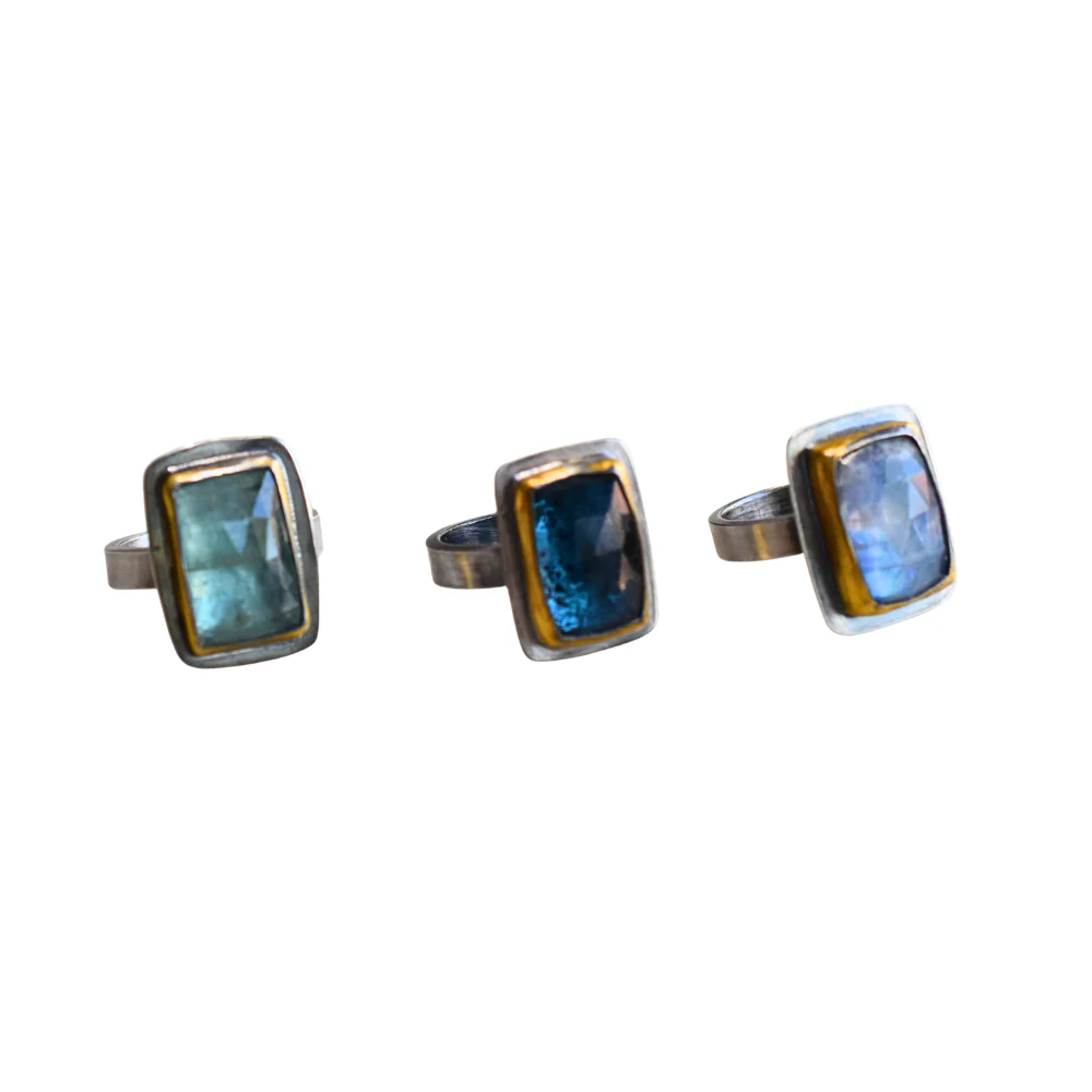 Rectangular Moonstone Ring - Image 4