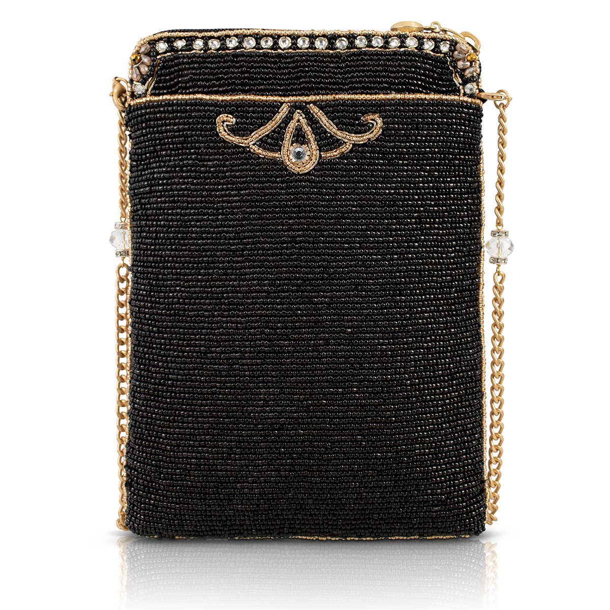 Royalty Gold Crown Mini Crossbody Handbag - Image 3