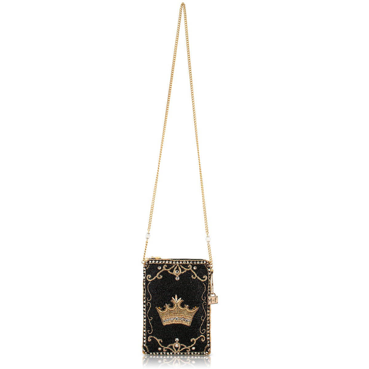 Royalty Gold Crown Mini Crossbody Handbag - Image 5