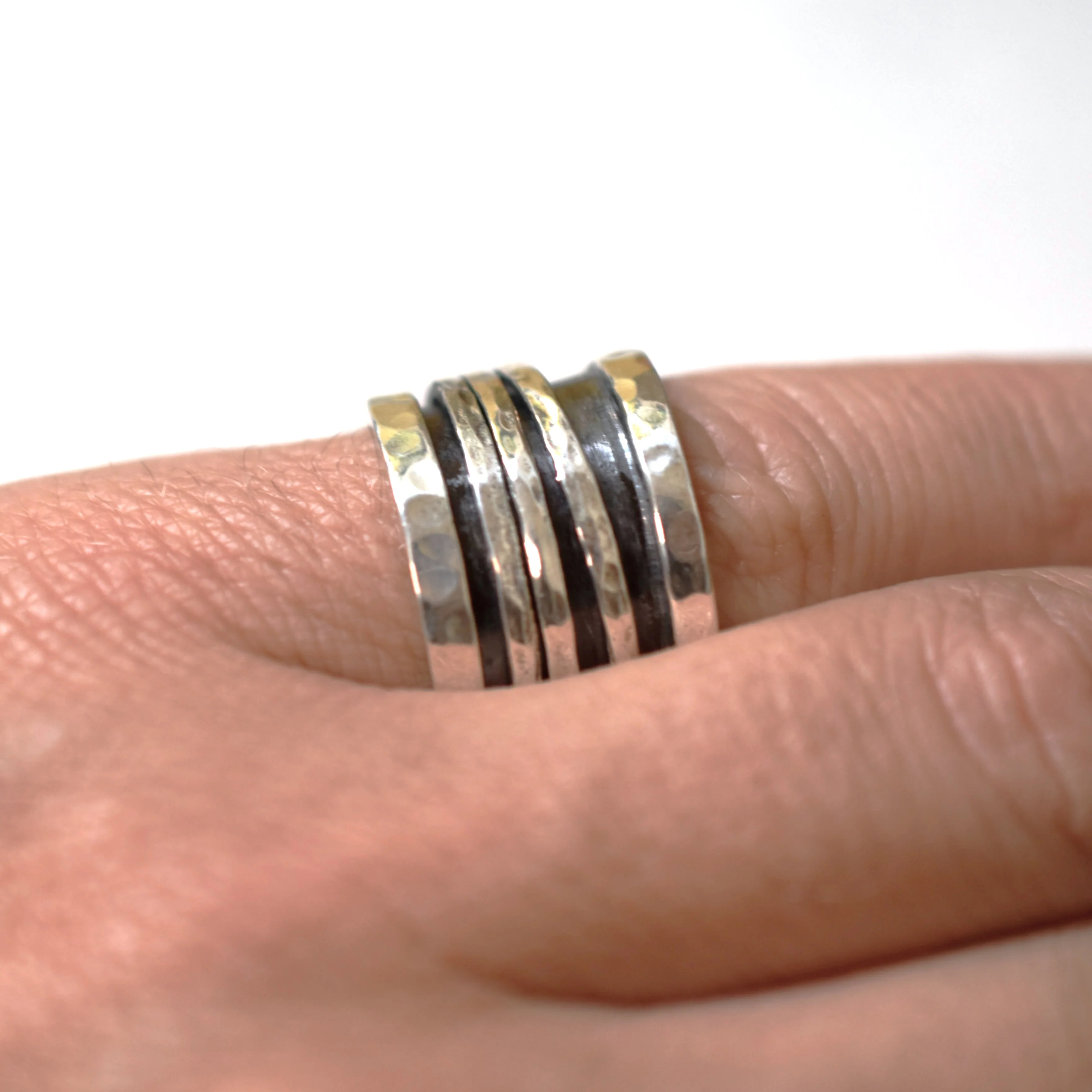 Layered Horizon Spinner Ring - Image 4