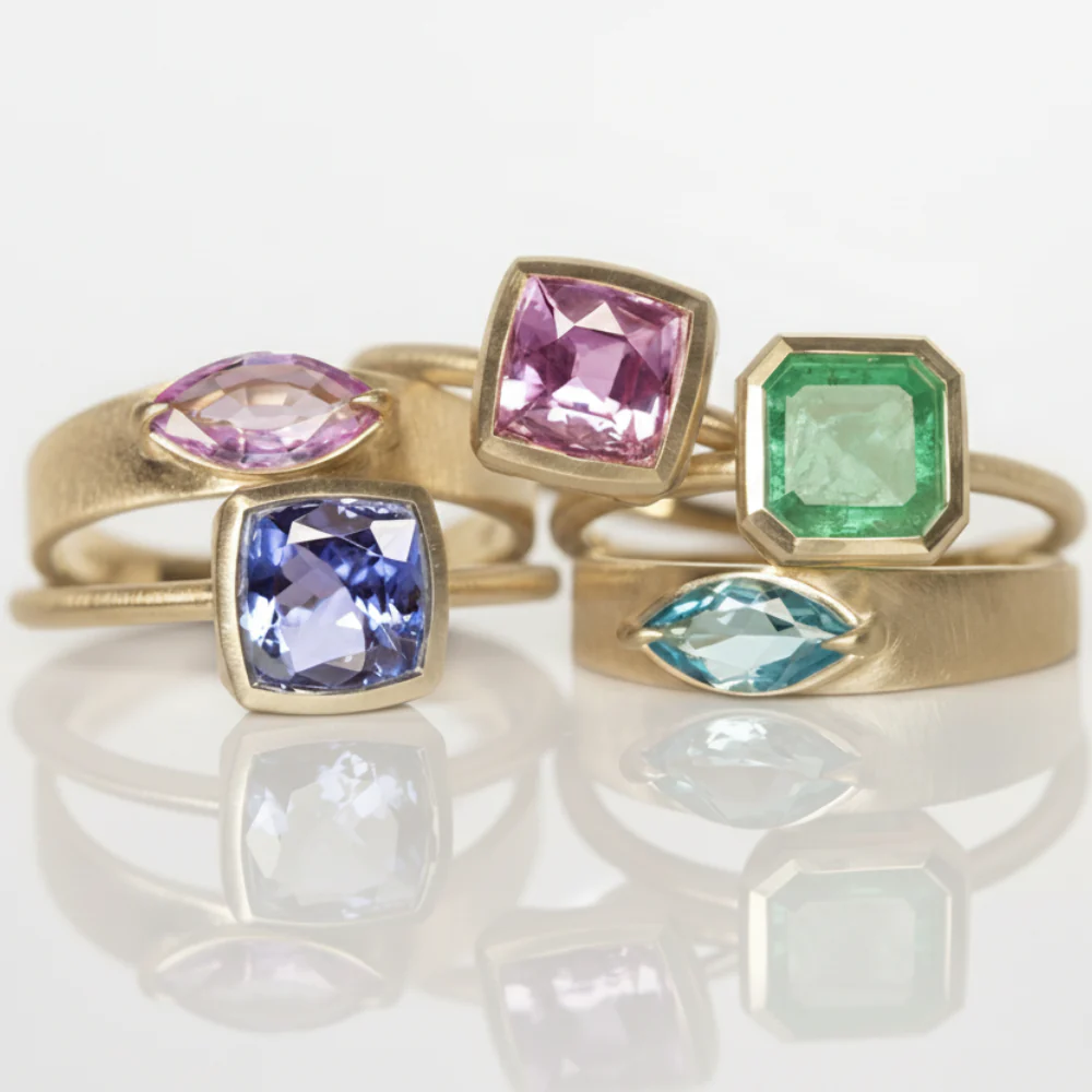 Simple Bezel Ring - Tanzanite - Image 8
