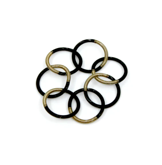 Single Loop Bracelet - Bronze/Black