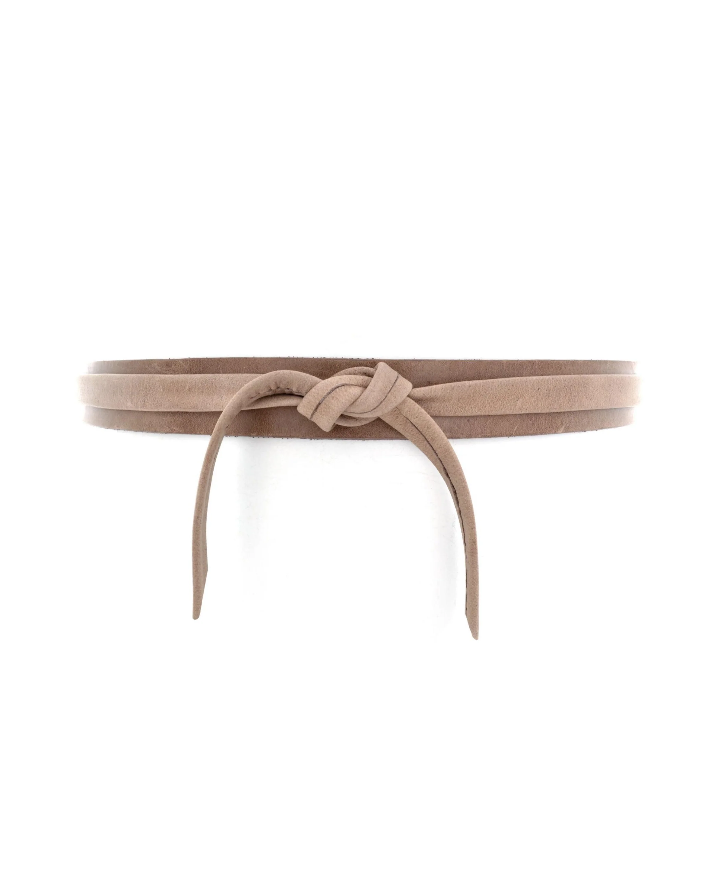Skinny Wrap Belt - Taupe - Image 4