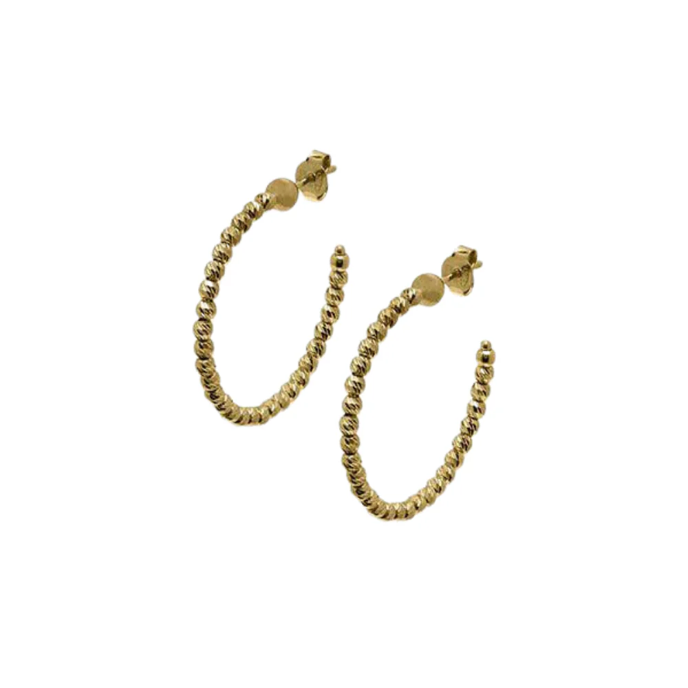Slash 25 Earrings - Gold